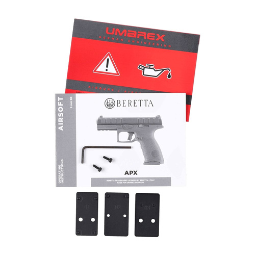 Umarex - Replika ASG pistoletu Beretta APX RDO - Green Gas - FDE - 2.6537