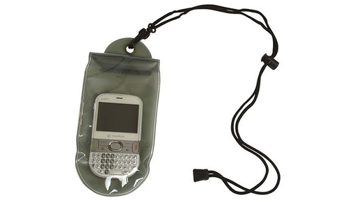 Mil-Tec - Wodoodporny pokrowiec na telefon, dokumenty - 100 x 230 mm - Zielony OD - 15823001