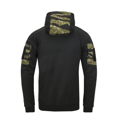 Helikon - Rozpinana bluza Rogue Hoodie - Bawełna - Poliester - Czarny/ERDL - BL-RHF-PO-011PA