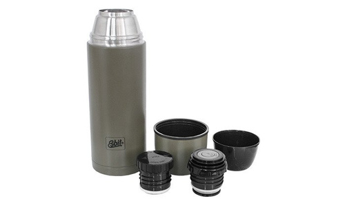 Esbit - Termos Classic Vacuum Flask - 1000 ml - Stal nierdzewna 18/8 - Olive Green - VF1000ML-OG