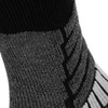 M-Tac - Skarpety trekkingowe Merino Trekking - 55% wełny merino - Czarny/Oliwkowy - 10010