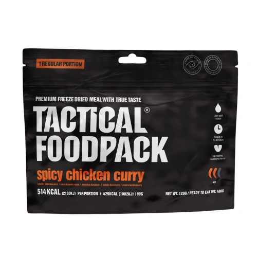 Tactical Foodpack - Liofilizowana racja żywnościowa Spicy Chicken Curry - 400 g - M0025