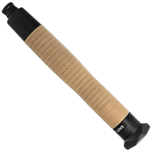 ESP - Hartowana pałka teleskopowa Ergonomic Easy Lock - 18" - Czarna/Khaki - ExBTT-18HE-KH BHT-54