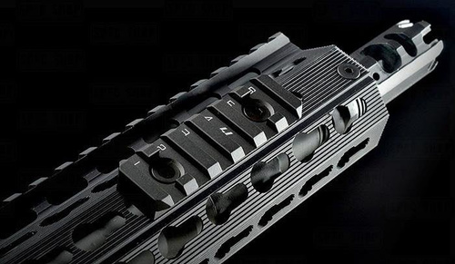 Strike Industries - Szyna LINK KeyMod / M-LOK Rail - 6 Slots - Czarny - LINK-RS-6