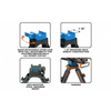 UTG - Dwójnóg składany Leapers Universal Shooter's QD - 8.7"-10.6" - Picatinny - TL-BP69SQ