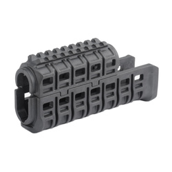 DLG Tactical - Łoże Type 2 z nakładką rury gazowej do AK-47/AK-74 - Picatinny - M-LOK - Czarny - DLG-136-BLK