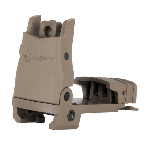 MFT - Składany przeziernik na szynę Picatinny Flip Up Rear Sight - Polimer - SDE - BUPSWR-SDE