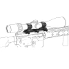 Vector Optics - Jednoczęściowy montaż lunety celowniczej - 30 mm - Wysoki profil - Picatinny - XASR-3013
