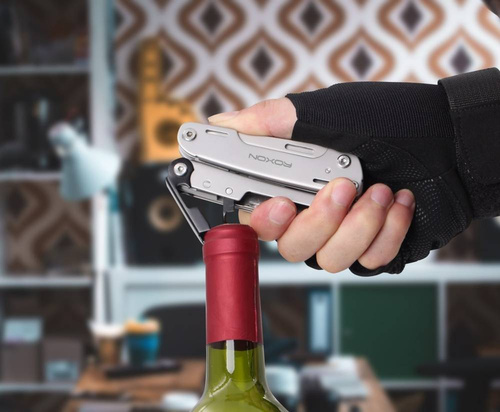 Multitool Roxon Storm S801S z zestawem bitów - Szary perłowy - CM1334