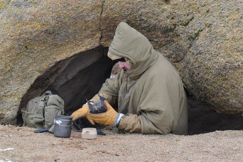 Helikon - Poncho ocieplane Swagman Roll - Windpack - Climashield - PenCott WildWood - PO-SMR-NL-45