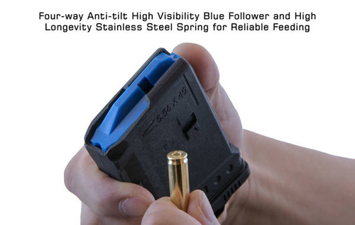 UTG - Magazynek AR15 / M4 - 5,56x45 mm/.223 - 10 naboi - Polimerowy - Czarny - RBT-AM10