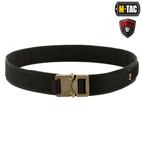 M-Tac - Pas taktyczny Cobra Buckle Tactical Belt - Czarny - 10126002