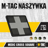 M-Tac - Naszywka 3D PVC Medic Cross Square - Czarny / Szary - 51124211