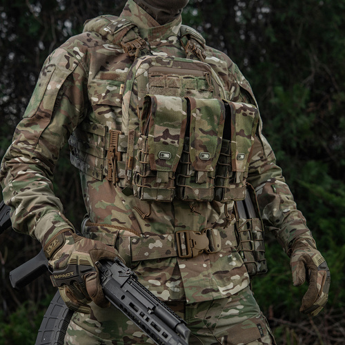 M-Tac - Ładownica zamknięta na dwa magazynki AR/AK - Cordura - Multicam - 941