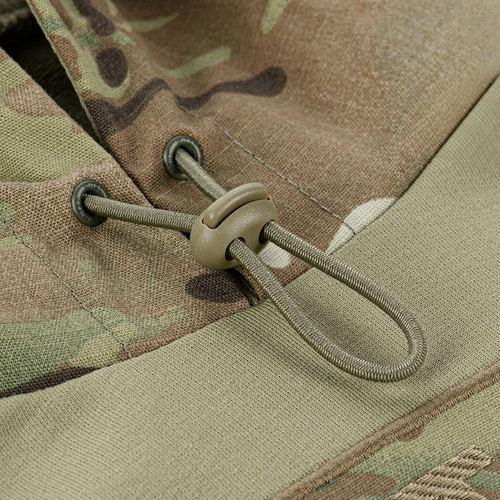 M-Tac - Bluza z kapturem Combat - Bawełna - Light Olive - 20520083
