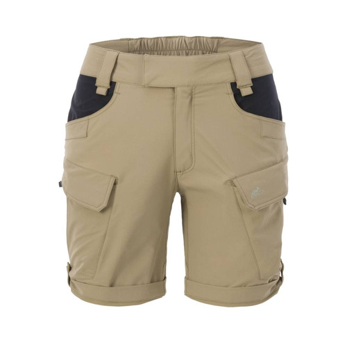 Helikon - Szorty damskie OTS® (Outdoor Tactical Shorts) 8.5" - Taiga Green / Czarne - SW-OTS-VL-0901A