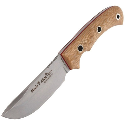Muela - Nóż Full Tang Bushcraft Micarta 120 mm - ABORIGEN-12D