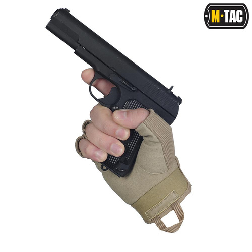 M-Tac - Rękawice taktyczne bez palców Assault Tactical Mk.3 - Khaki - 90213004