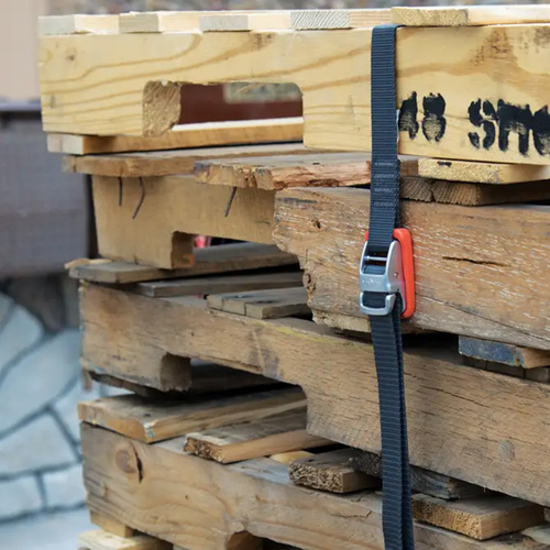 Nite Ize - Pasy transportowe CamJam® Tie Down Strap - 2 szt. - Czarne/Pomarańczowe - CJWR12-09-2R6