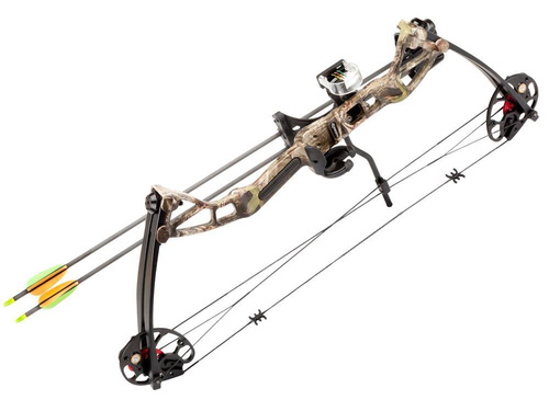 Poe Lang - Łuk bloczkowy Rex Quad - 20-65 lb - 28" - Camo - CO-029F