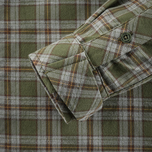 Koszula taktyczna M-Tac Lumberjack Cotton Shirt - Oliwkowa/Szara - 20118001