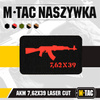 M-Tac - Naszywka AKM 7,62x39 Laser Cut - Czarny/Czarwony - 51110233