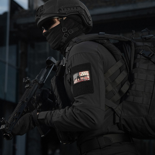 M-Tac - Naszywka AR-15 - Tkanina - Fluorescencyjna - Black/GID - 51353299