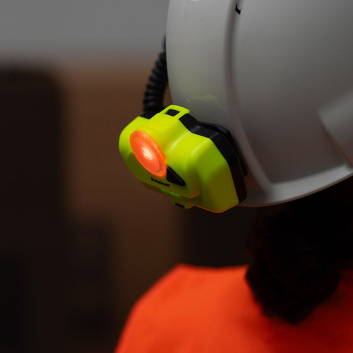 Mactronic - Latarka czołowa ULTIMO X1000 z zasobnikiem - 1000 lm - Żółty/Czarny - PHL0012