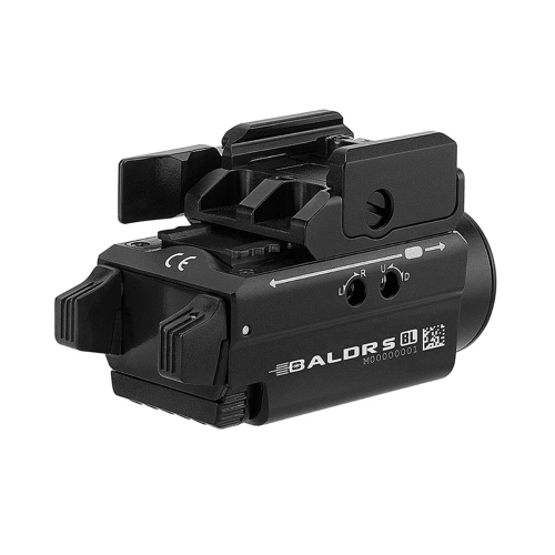 Olight - Latarka na broń krótką z laserem Baldr S - 800 lm - Picatinny - Czarna - 850763