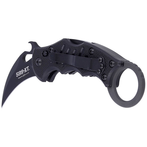 FOX - Nóż składany karambit - N690Co - Czarny - FX-599 XT