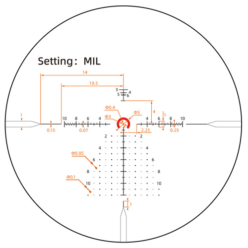 Vector Optics - Luneta biegowa Constantine HD 1-10x24 - FFP - VCO-2 MIL - Czarny - SCFF-42