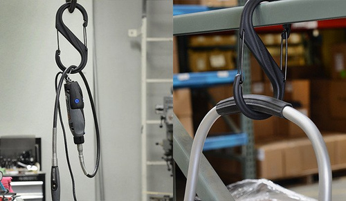 Nite Ize - Karabińczyk S-Biner #8 Plastic Black Gate - Czarny - SBP8-03-01BG