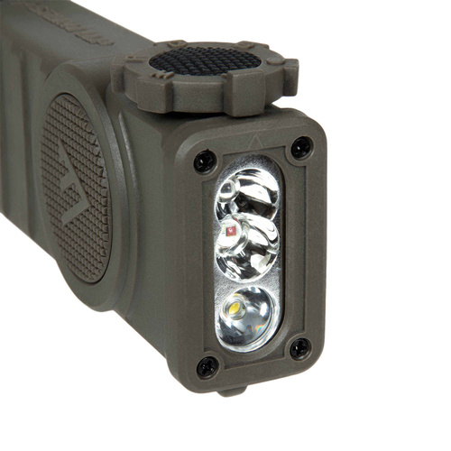 Mactronic - Latarka taktyczna na hełm Storm 1LP - LED RGB - IR - Olive Drab - THL0051