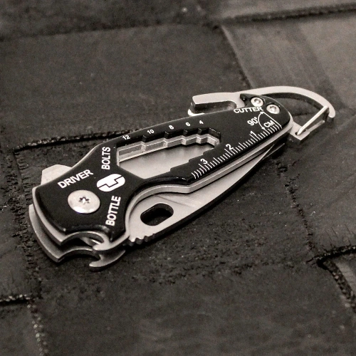 Kieszonkowy nóż składany True Utility SmartKnife z ostrzem 55 mm - Czarny