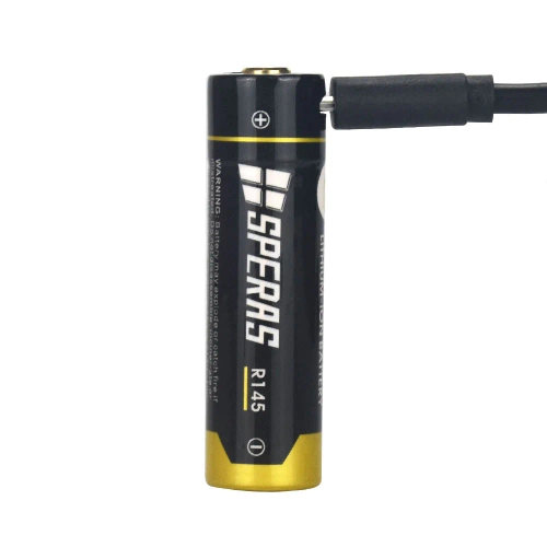 Speras - Akumulator USB Li-Ion 14500 - 750 mAh - 3,7V - SPERAS R145