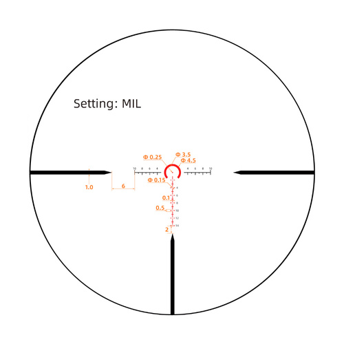 Vector Optics - Luneta biegowa LPVO Tauron 1-6x24 SFP - VTA-9 MIL - Czarna - SCFF-63