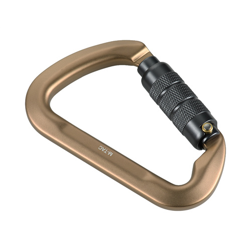 M-Tac - Karabińczyk 10cm z blokadą bagnetową Keylock - Khaki - 60094004
