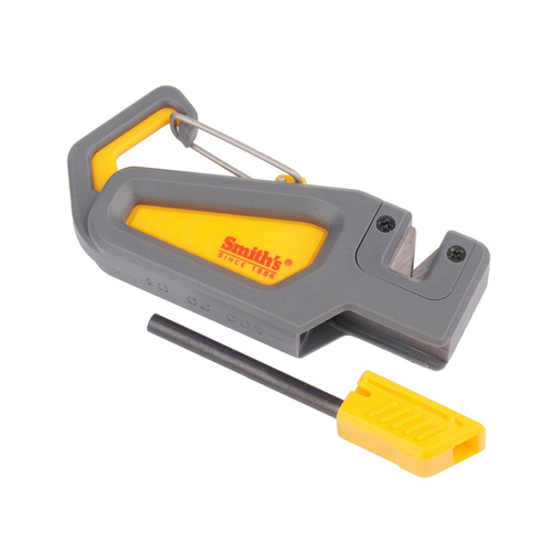 Smith's - Ostrzałka kieszonkowa z krzesiwem i gwizdkiem Pack Pal - 50538