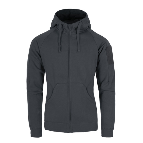 Helikon - Bluza Urban Hoodie Lite - Rozpinana - Bawełna - Poliester - Light Grey Melange - BL-ULF-CB-2G
