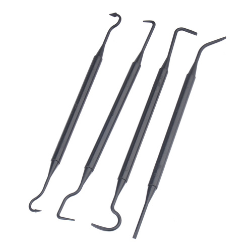 GunPany - Zestaw skrobaków do czyszczenia broni - Czarny - GPCK-4P