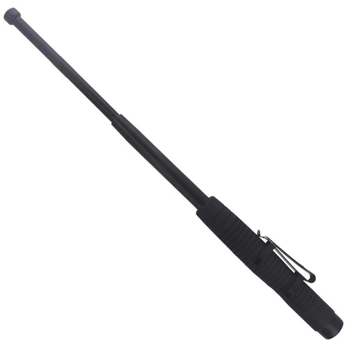 ESP - Hartowana pałka teleskopowa z klipsem - 45 cm - Rękojeść ergonomiczna - EXB-18HE BLK BC-01