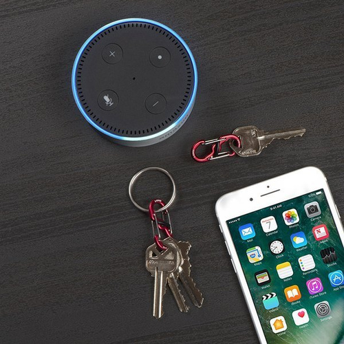 Nite Ize - Karabinek S-Biner® MicroLock® Aluminum - 2 szt. - Pomarańczowy - LSBMA-19-2R6