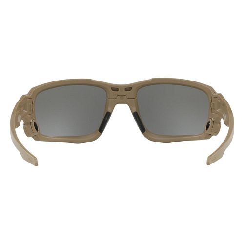 Oakley - Okulary balistyczne SI Ballistic Shocktube Terrain Tan - Grey - OO9329-04
