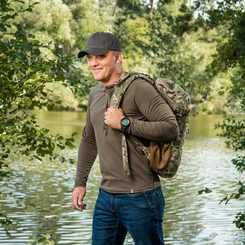 M-Tac - Koszulka wojskowa z długim rękawem - Dark Olive - 20067048