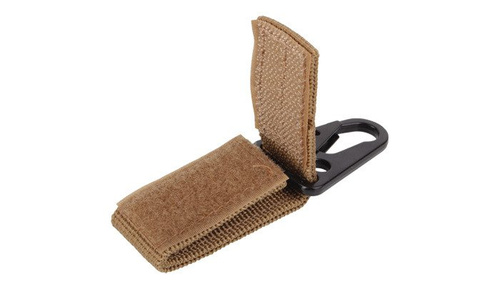 101 Inc. - Trok MOLLE z metalową klamrą i kółkiem - 2 szt. - Coyote - JF003