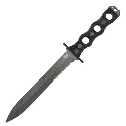 Benchmade - Nóż wojskowy 185SBK SOCP - CPM-3V - Czarny - 185SBK