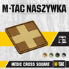 M-Tac - Naszywka 3D PVC Medic Cross Square - Coyote - 51124005