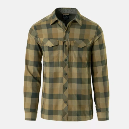 Helikon - Koszula z długim rękawem Defender Mk2 - Nylon Sorona Blend - Bayou Moss Checkered - KO-DF2-NS-2S