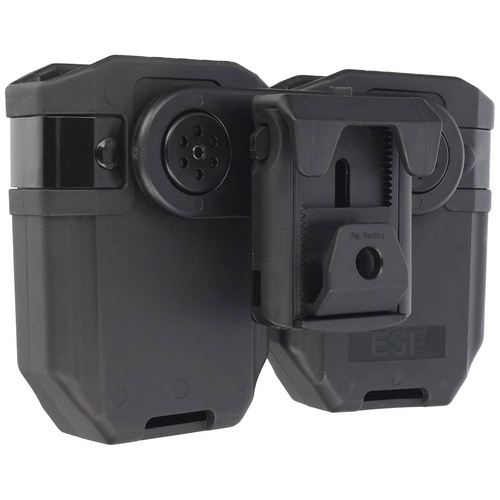 ESP - Podwójna ładownica karabinkowa AK-47/AK-74 - UBC-01 - Czarna - MH-MH-04-AK BK