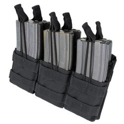 Condor - Ładownica Triple Stacker M4 Mag Pouch - Czarny - MA44-002